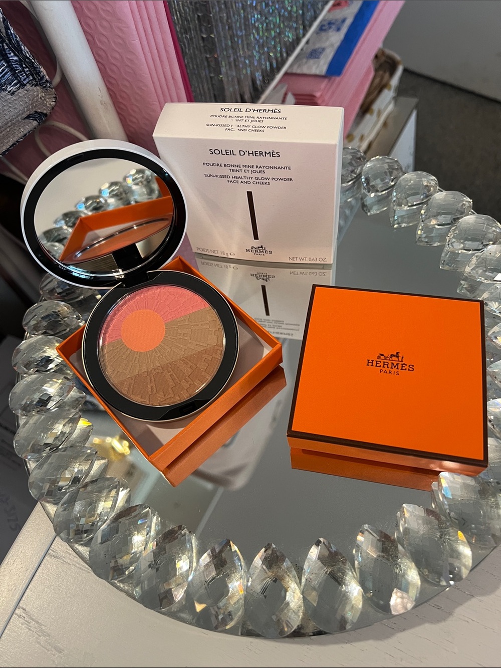 Hermes Soleil d' Radiant Face & Cheek Powder -LE/Sold Out